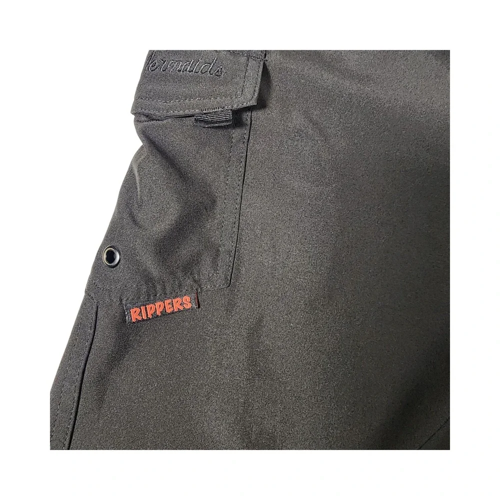 Rippers Aloha From Hawaii Mens Board‎ Shorts Swim Trunks Black Cargo 3xl